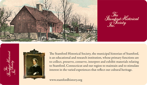 Stamford Historical Society Bookmark