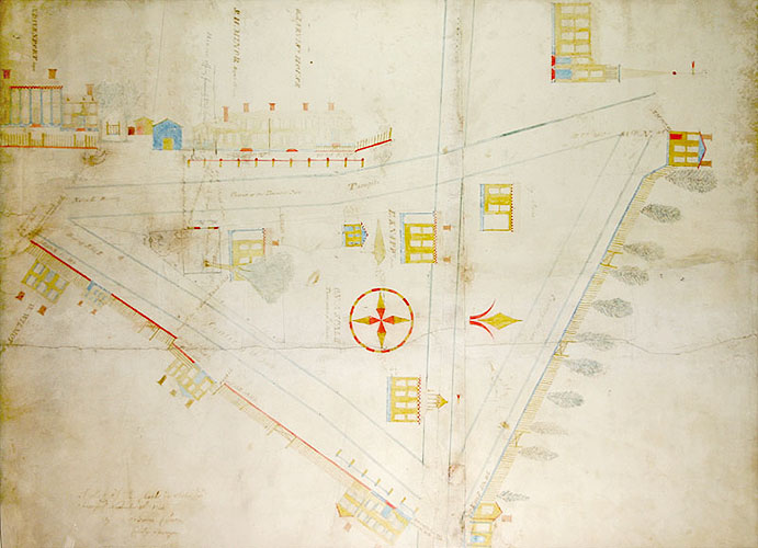 1823 map of Stamford