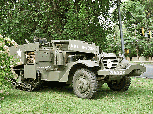 WWII Mortar Half Track, September 2006