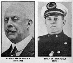 Chiefs James Heffernan and John Brennan