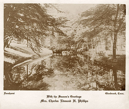 cabinet (greeting) card, Burleigh Park