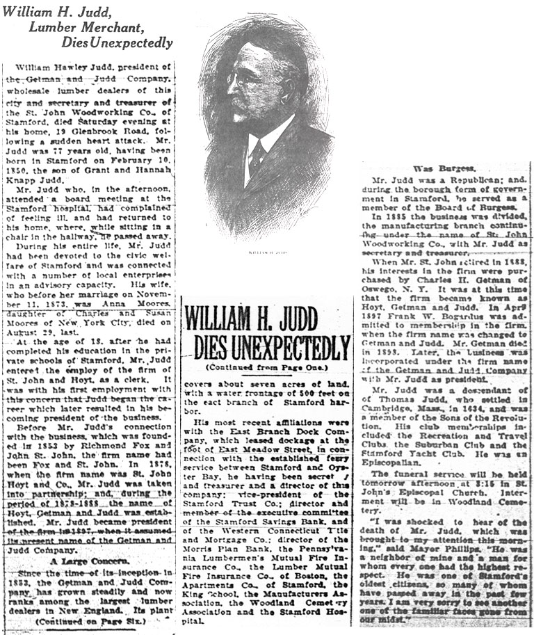obituary of William H. Judd