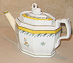 pearlware teapot