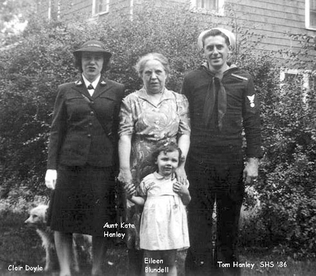 Hanley family photo on Webbs Hill