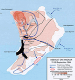 map, Battle of Angaur, click for large image