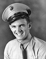 Ed Domagala, Portrait, August 1942, Marine Air Detachment, Naval Air Station, Jacksonville, Florida
