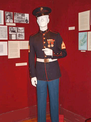 Dress Blue Marine Uniform worn by Edward Domagala