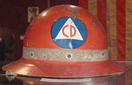 Civil Defense helmet, New York State