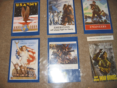 patriotic note cards