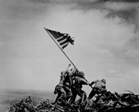 Iwo Jima, Flag Raising, click for larger image