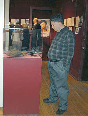Marine hat, knife and machete used by Ed Domagala in the South Pacific