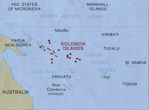 Solomon Islands, click for a full size map