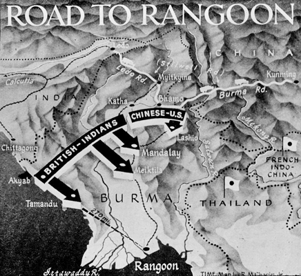 Road to Rangoon' showing Ledo Road 'Road to Rangoon' showing Ledo Road