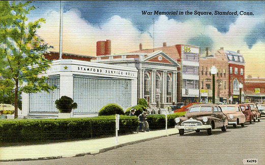 Postcard: Downtown War Memorial