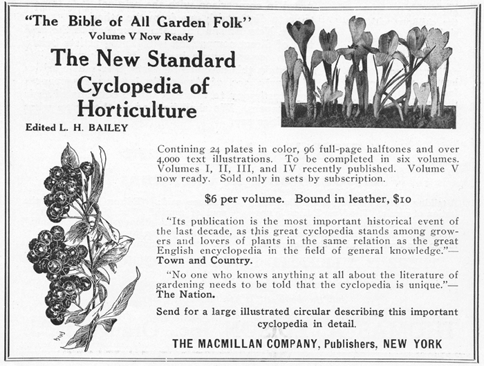 garden book advertisement