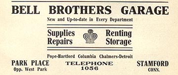 Bell Brothers Garage, 1910 Ad