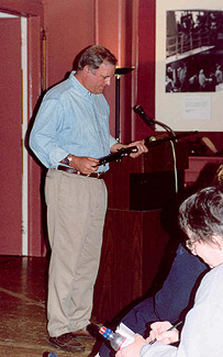 Bill O'Brien talking about a musket