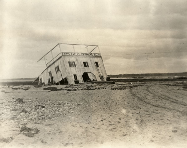 Wreck of Ennis' Patent Swimming Baths, Shippan Point, October 1894