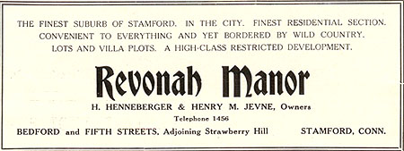 Revonah Manor ad