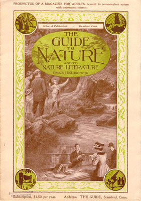 Guide to Nature Magazine,  prospectus cover