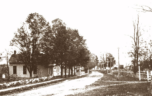 Old Long Ridge School, c. 1906