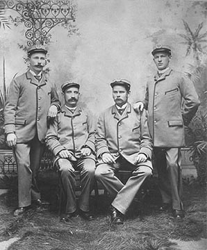 unnamed four employees of 1884