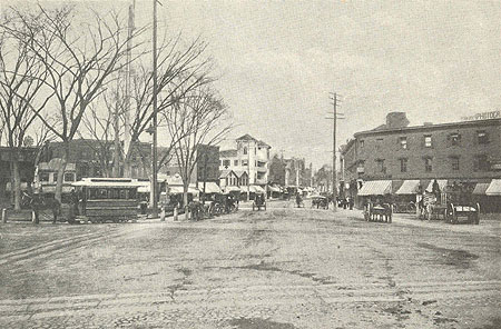 Main Street, looking east from Central Park Main Street, looking east from Central Park