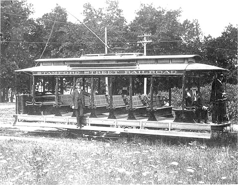 Car Number 7, circa 1904, Shippan Point trolley