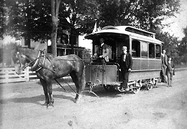 Stamford Street Railroad Car, c. 1890