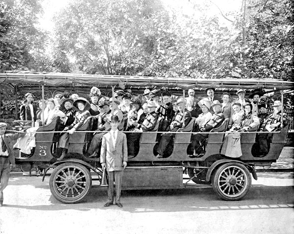 Electric Excursion Bus, early twentieth century Electric Excursion Bus, early twentieth century