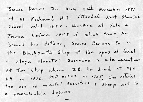 text about James Burnes