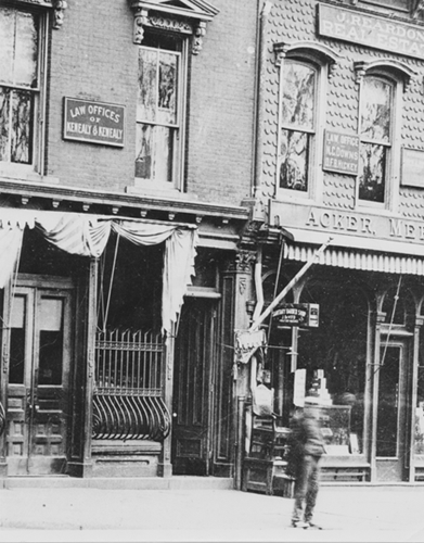 Joseph DeVito's 'Sanitary Barbershop' circa 1907