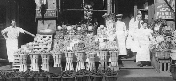 John Gardella's Market, detail John Gardella's Market, detail