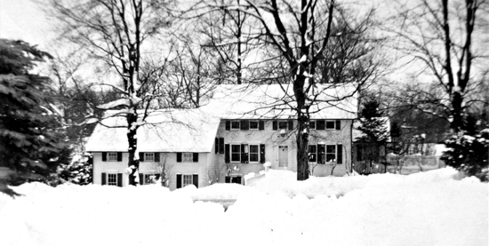 Jack and Louise Wilchers' House, High Ridge Road. A section of the house used to be the the old 'Poor House'