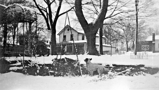 Elbert Jones' Store, 3061 High Ridge Road. Revere's house on the right