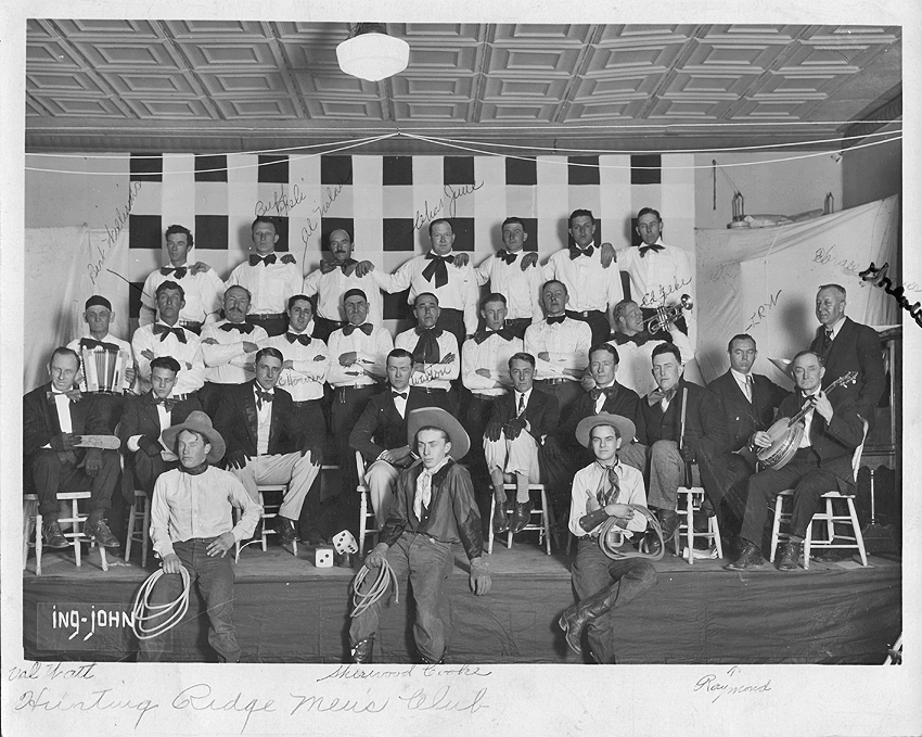 Huntington Ridge Men's Club, circa 1920