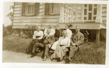 The McTavey Family on Hope Street, Springdale The McTavey Family on Hope Street, Springdale