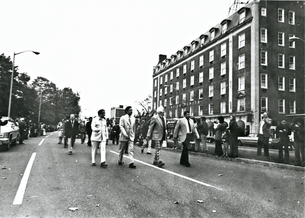 Mayor Fred Lenz & Representative Stewart McKinney, second & third from right