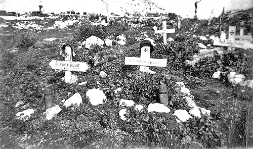 graves of German soldiers