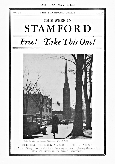 Stamford Baptist Church, May 1931