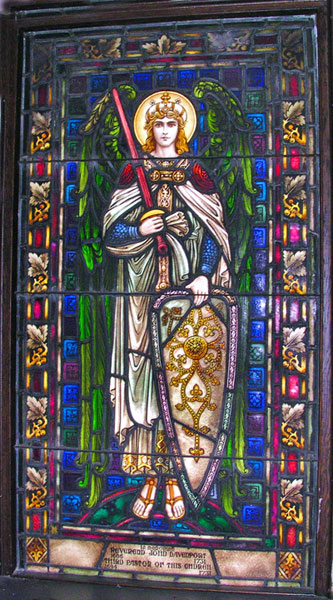 stained-glass window