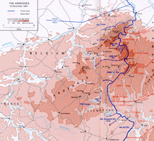 The Ardennes, 15 December 1944, click to enlarge