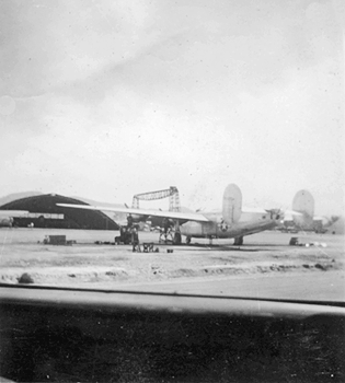airfield and hangar