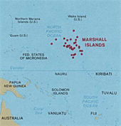 Marshall Islands, click here for full size map of the islands