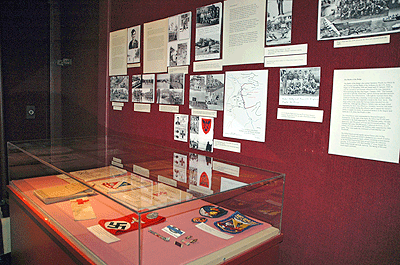 section of display from the European Theatre of War