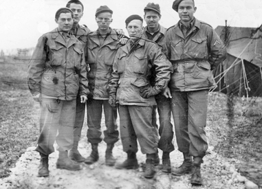 George Reiss with medics in Europe