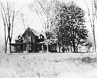 'HILLSIDE PLACE' RESIDENCE OF THE REVEREND CHARLES J. RYDER, D.D.  ON WEST NORTH STREET