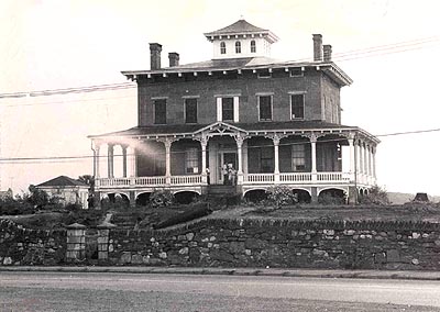 Franklin Wardwell Home prior to demolition in 1957