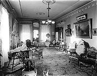 parlor in 1900 - click here for larger image