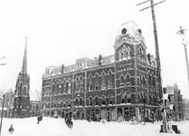 Town Hall after the blizzard